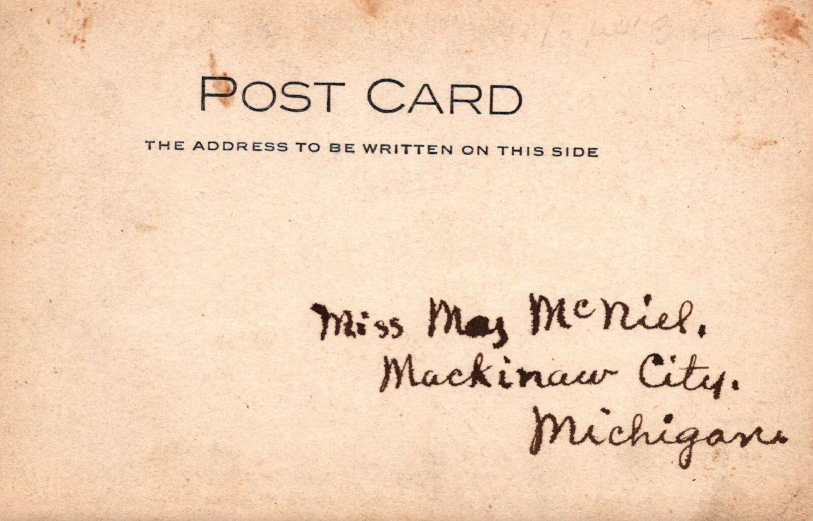 Lake Billings Manton peaceful calm lake Michigan MI Mich Postcard