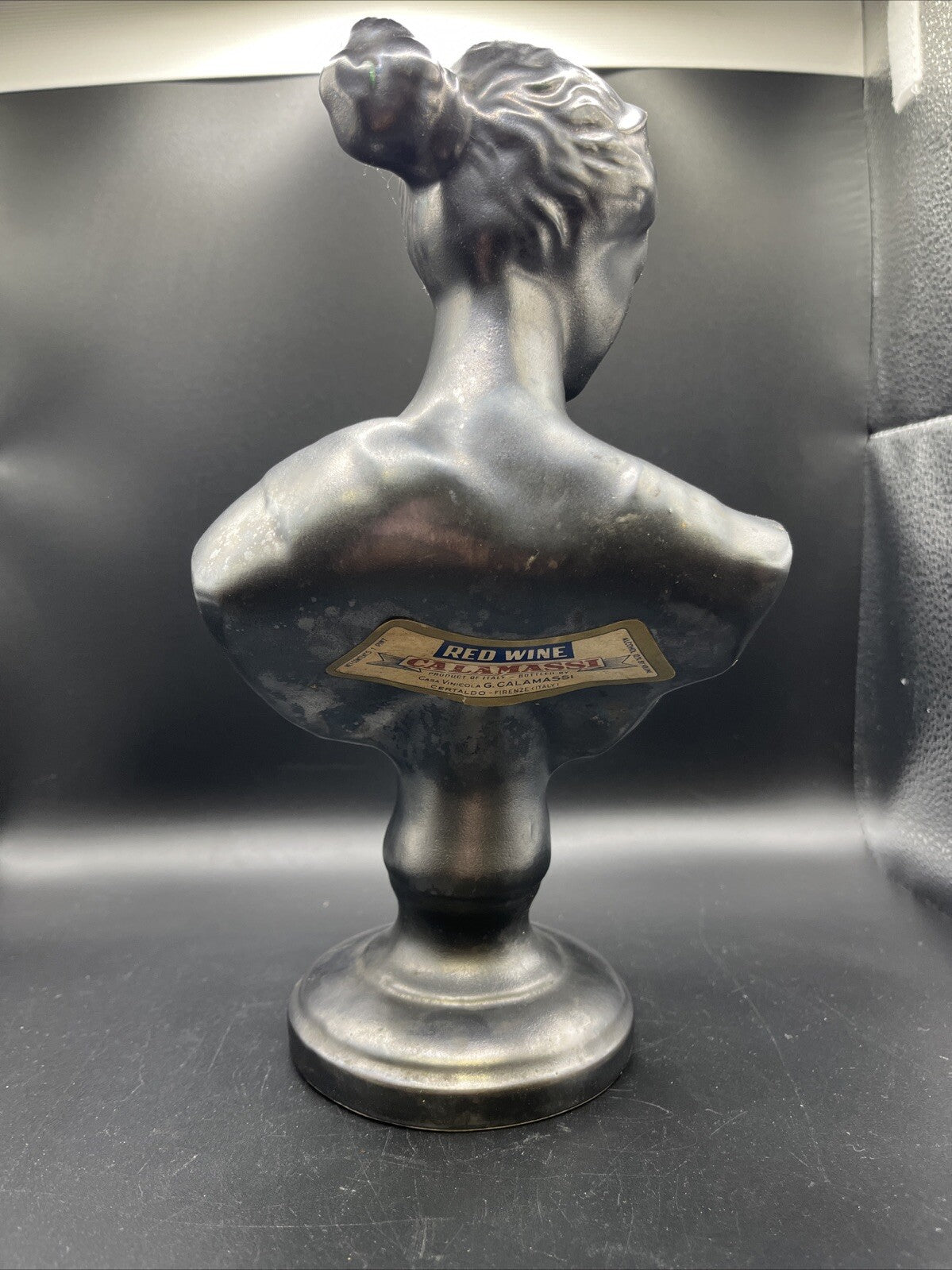 Casa Cameri Italian Ceramic Liquor Wine Bottle Topper 11” Tall Calamassi Wine