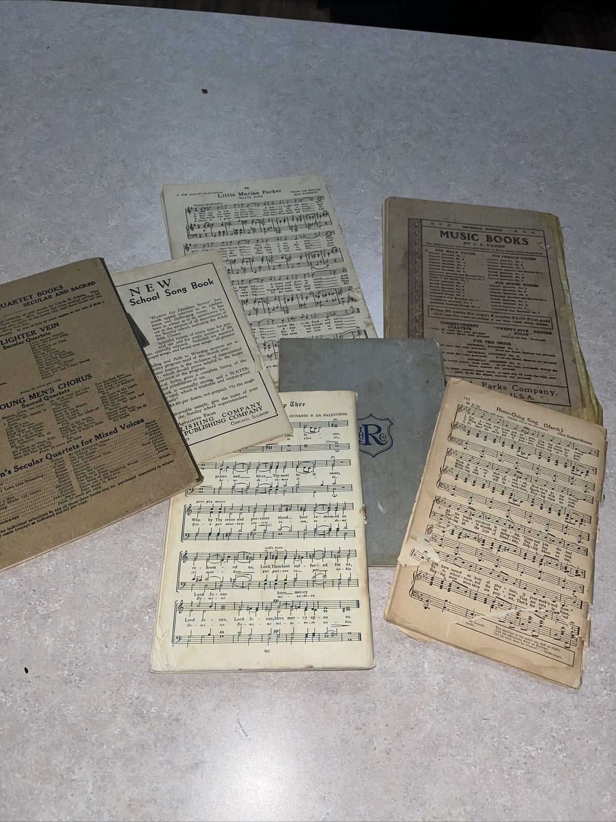 Lot of Antique  sheet Music Books Booklets
