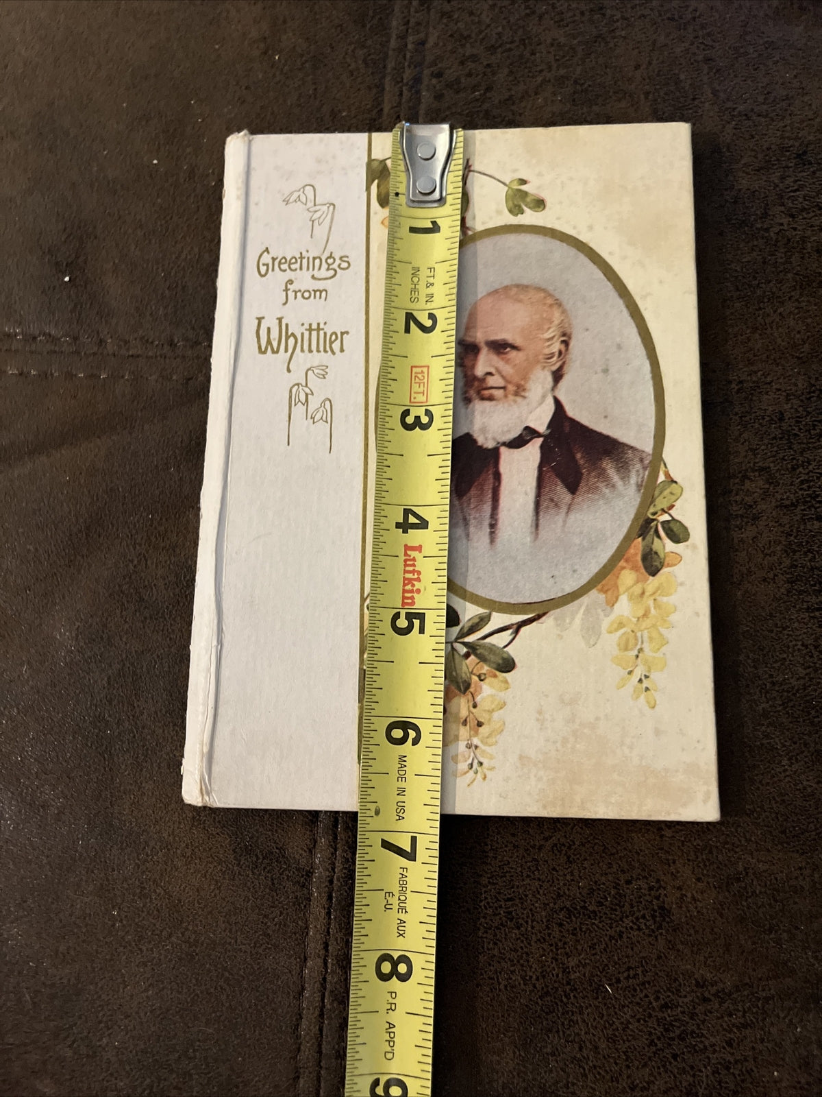 Vtg 1907 Book Greetings from Whittier Cupples & Leon Publishing Co. New York