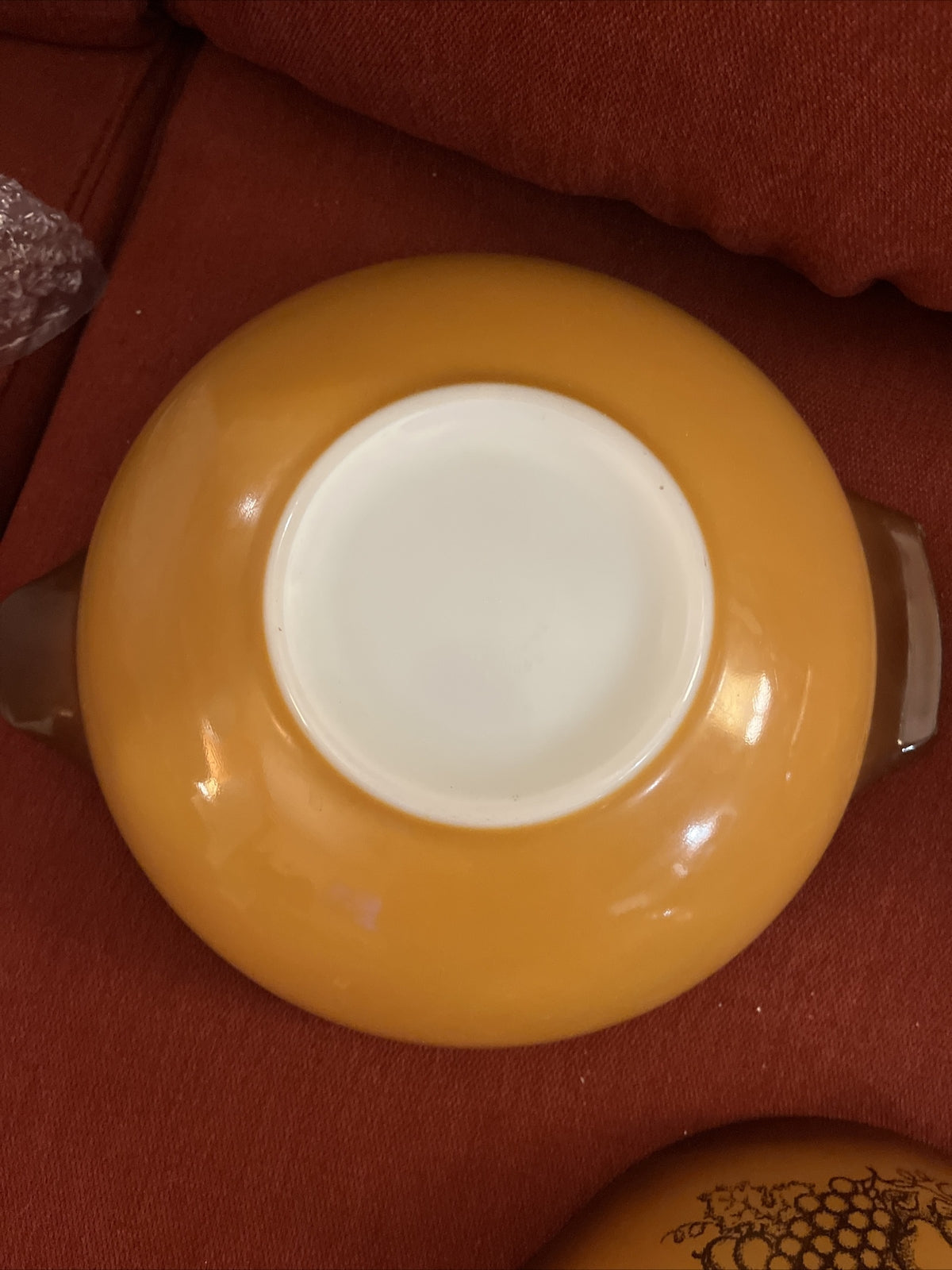 Pyrex Nesting Cinderella Mixing Bowls Old Orchard Set of (4) 441 442 443 444