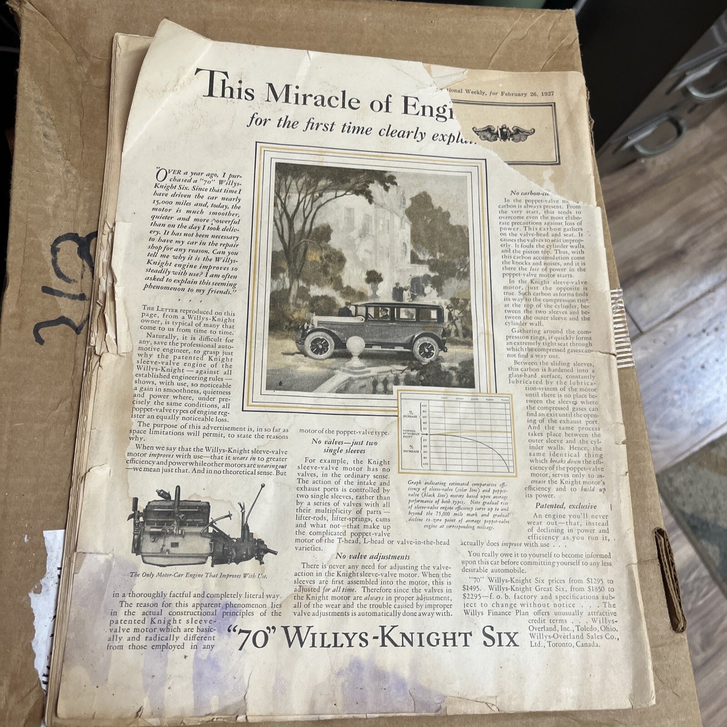 1927 FEBRUARY 26 COLLIER'S MAGAZINE - NICE ILLUSTRATED COVER - L 4402