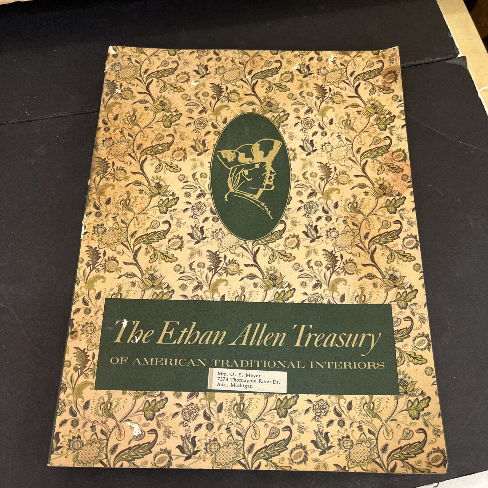 Ethan Allen Treasury of American Traditional Interiors 68th ed. 1959 book.