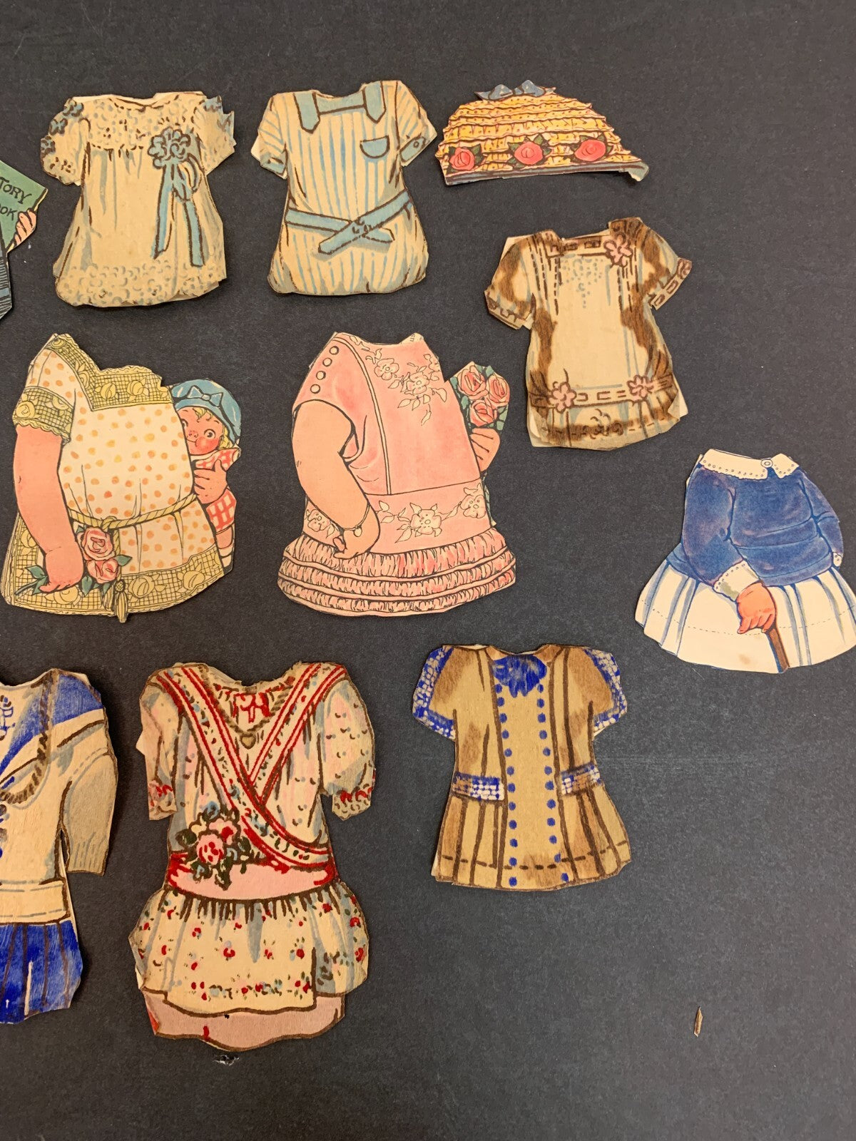 Lot of 15 Paper Doll Clothing Accessories