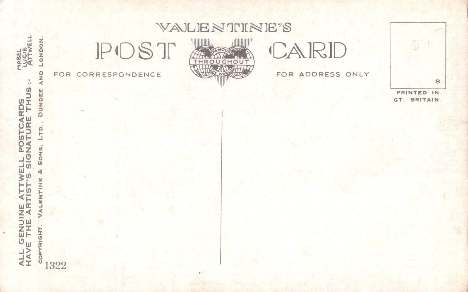 Child Squeezed in Line "Loves Everybody" MLA Artist Signed Mabel Lucie Attwell