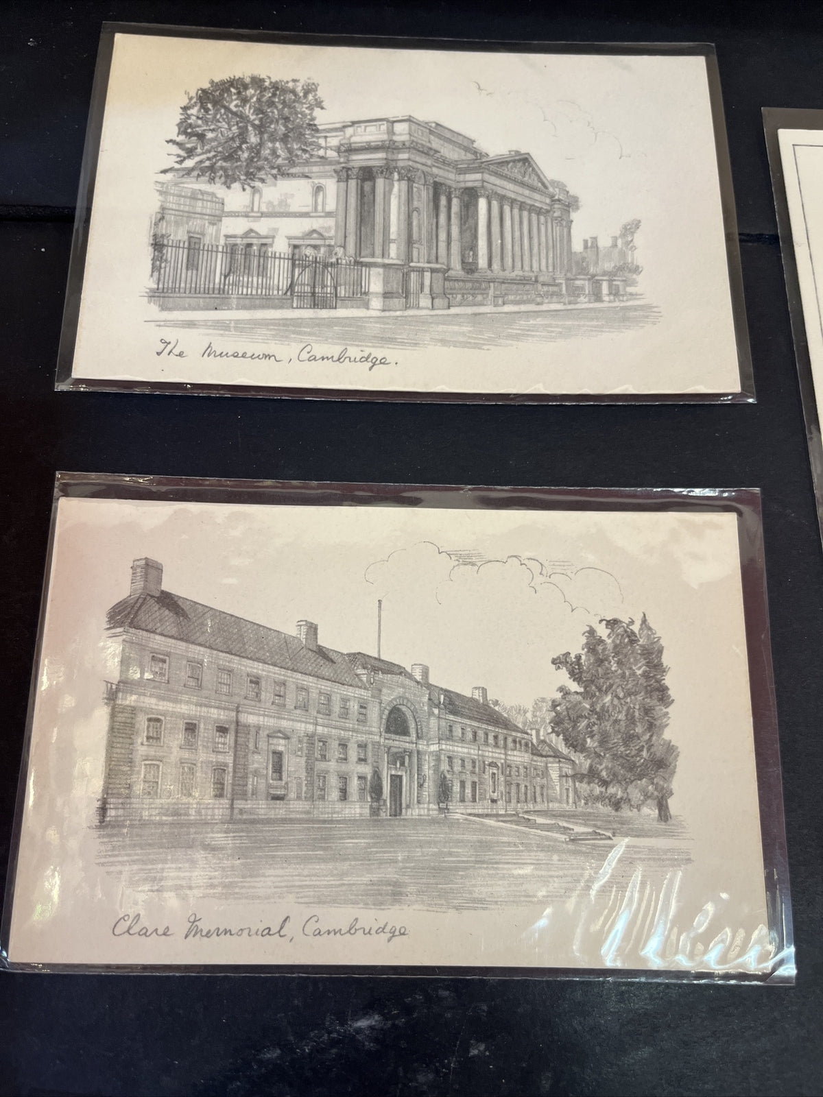 Vintage Postcard Lot Of 13, Oxford University, Cambridge, Le Mans
