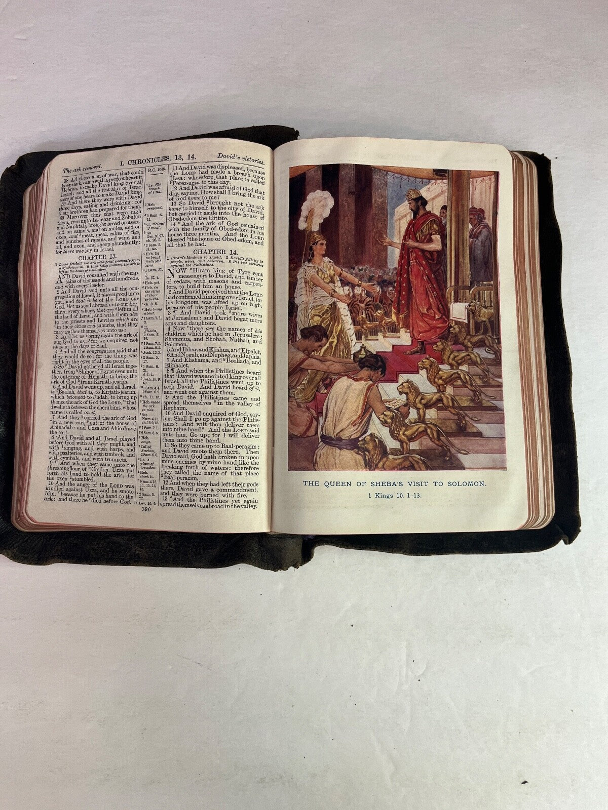 Antique Thomas Nelson & Sons Holy Bible Old and New Testaments Teacher's Edition