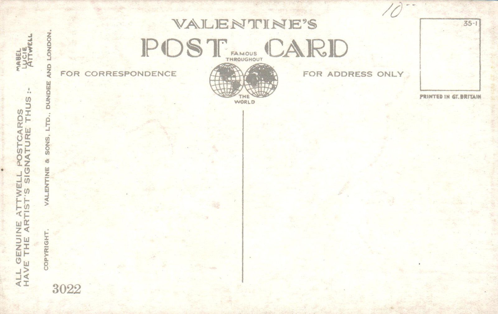  MLA Artist Signed Mabel Lucie Attwell Postcard #3022 Baby Bonnet Sure is Swell