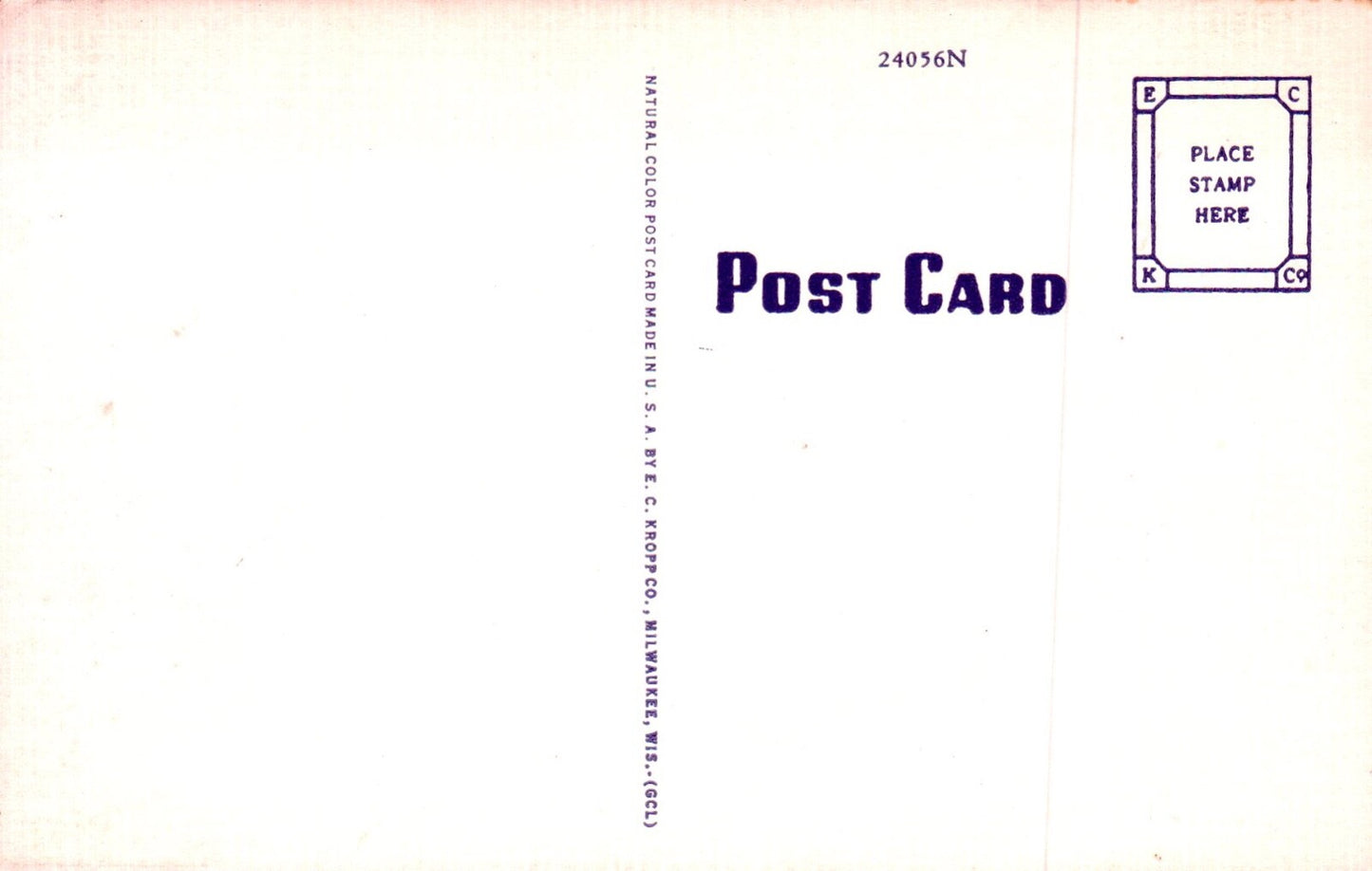 Mercy Hospital in Cadillac MI Michigan Postcard