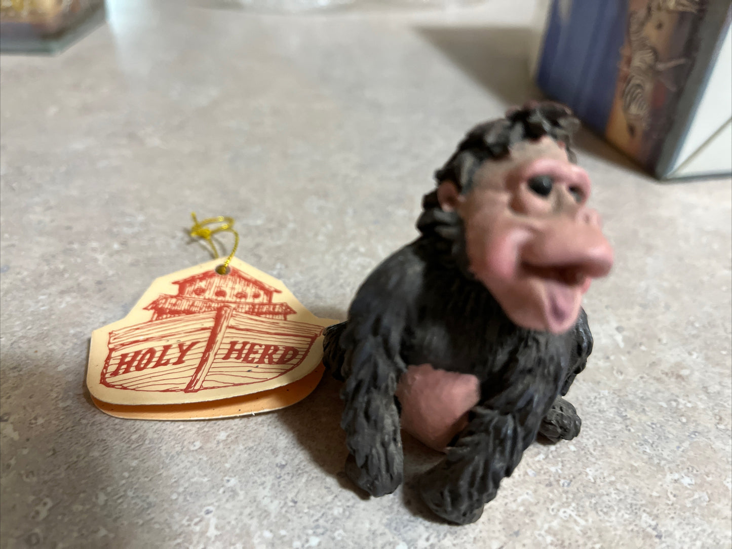 Holy Herd Noah's Ark GORILLA  "Gouda & Gordo“ With Tag Pete Apsit LOT OF 2