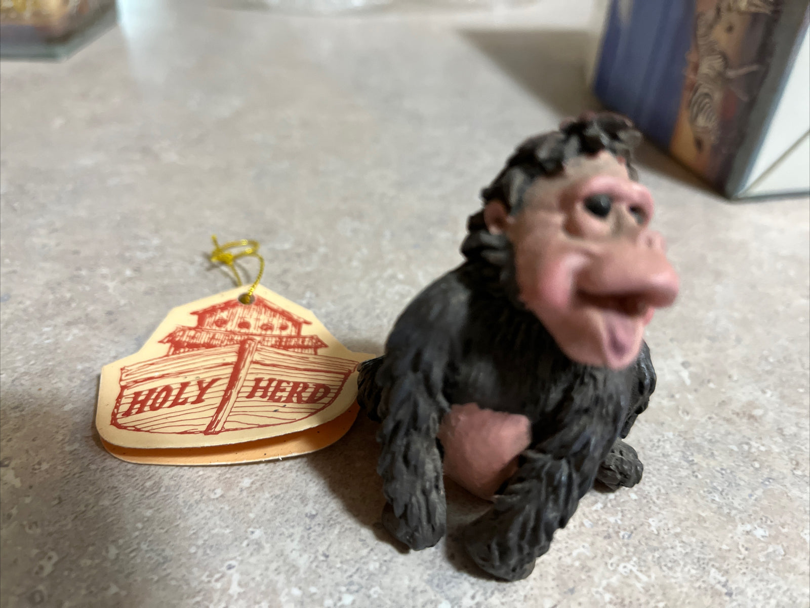 Holy Herd Noah's Ark GORILLA  "Gouda & Gordo“ With Tag Pete Apsit LOT OF 2