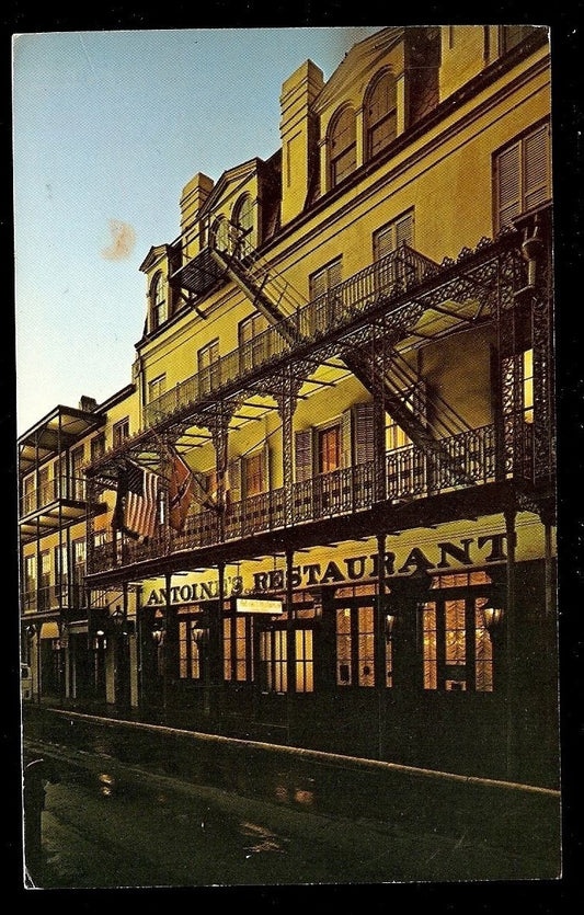 Antoine's Famous Restaurant St Louis Street New Orleans Louisiana LA Postcard