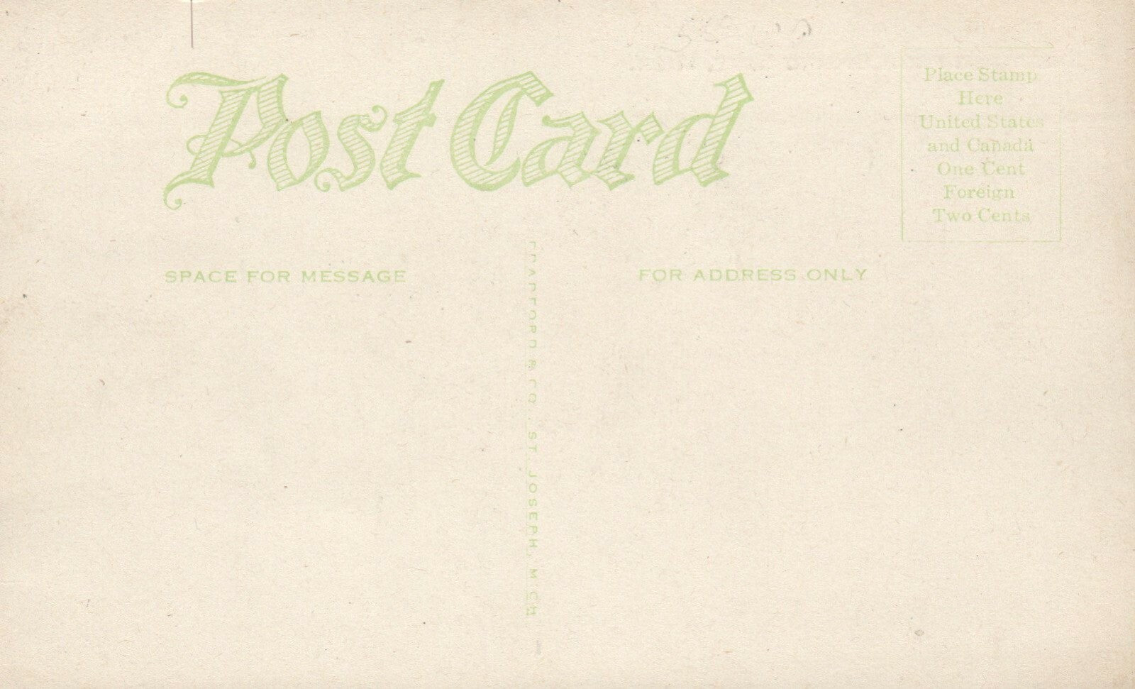 Greetings from Spring Lake Thum's Point Mich Mi Michigan Postcard