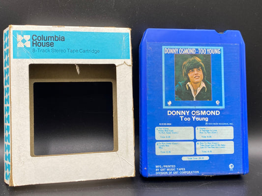 Vintage 8 Track Donny Osmond Too Young