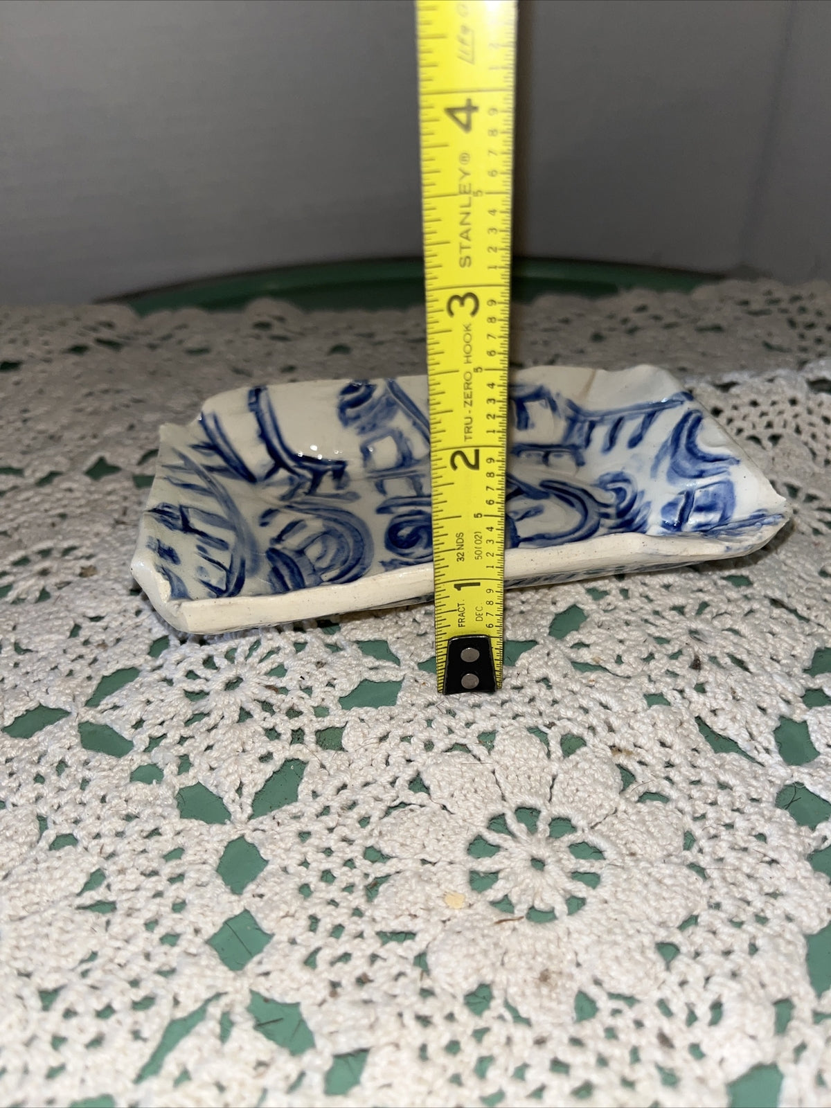 Studio Art Pottery Trinket Dish / Soap Dish  USA Made 6”