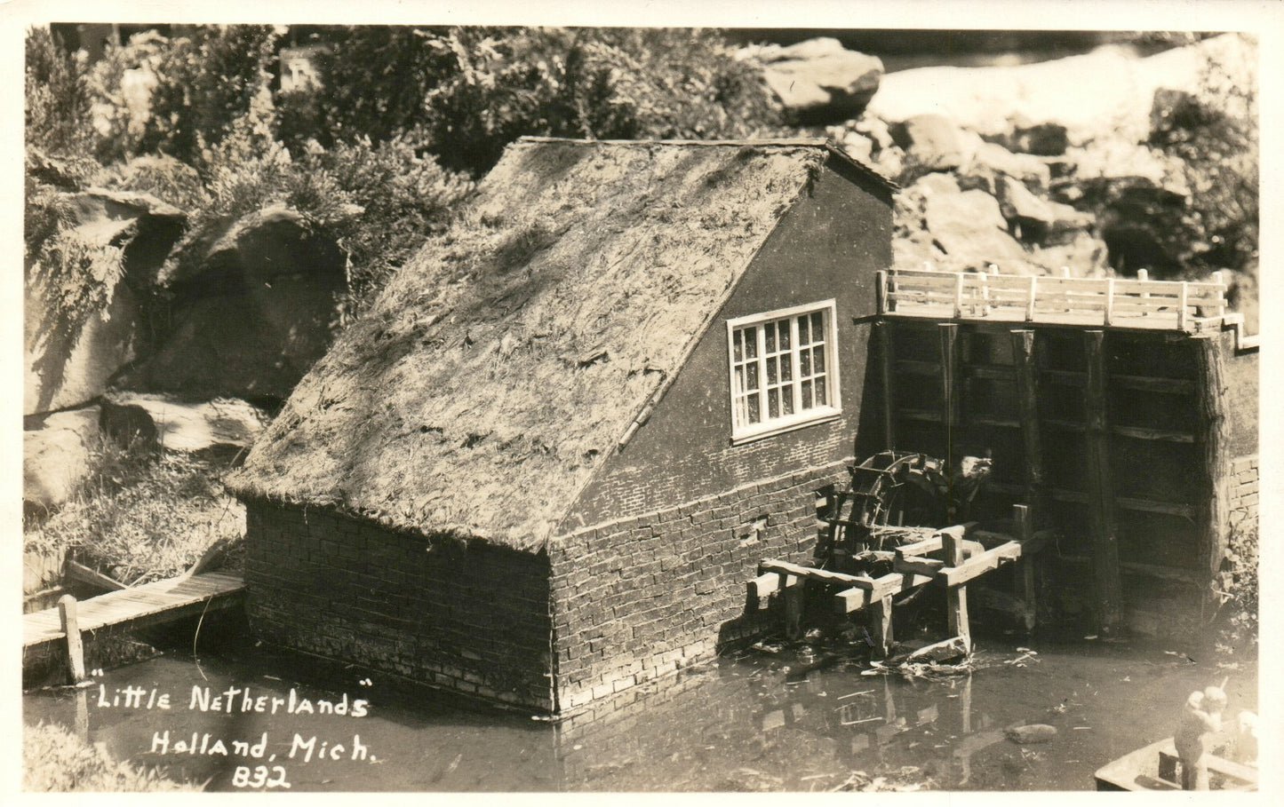 Little Netherlands Holland MI Michigan Postcard