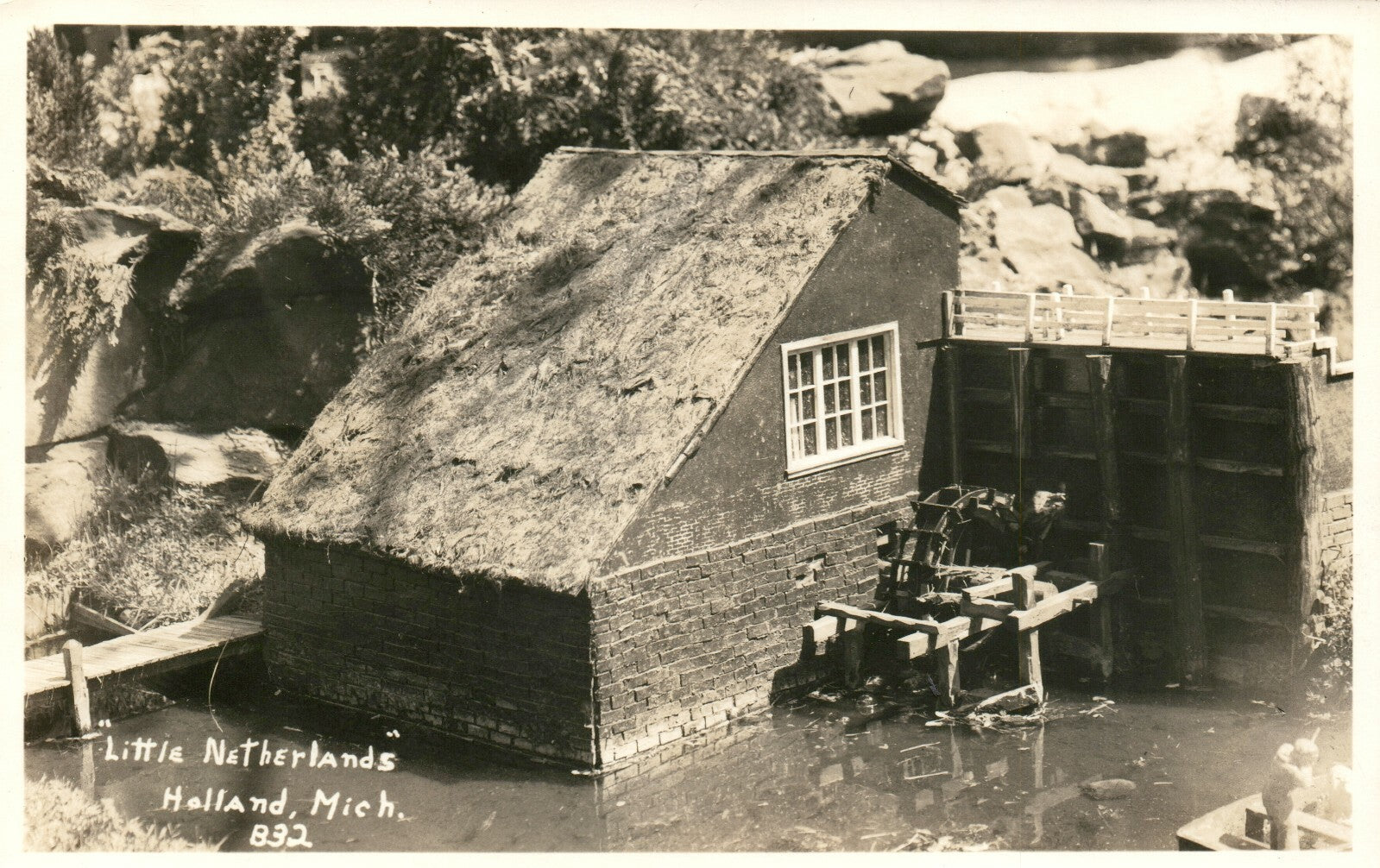 Little Netherlands Holland MI Michigan Postcard