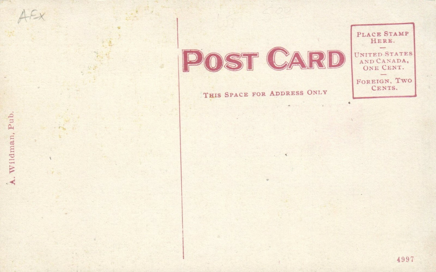4997 Sixth Street West Traverse City Michigan MI Postcard