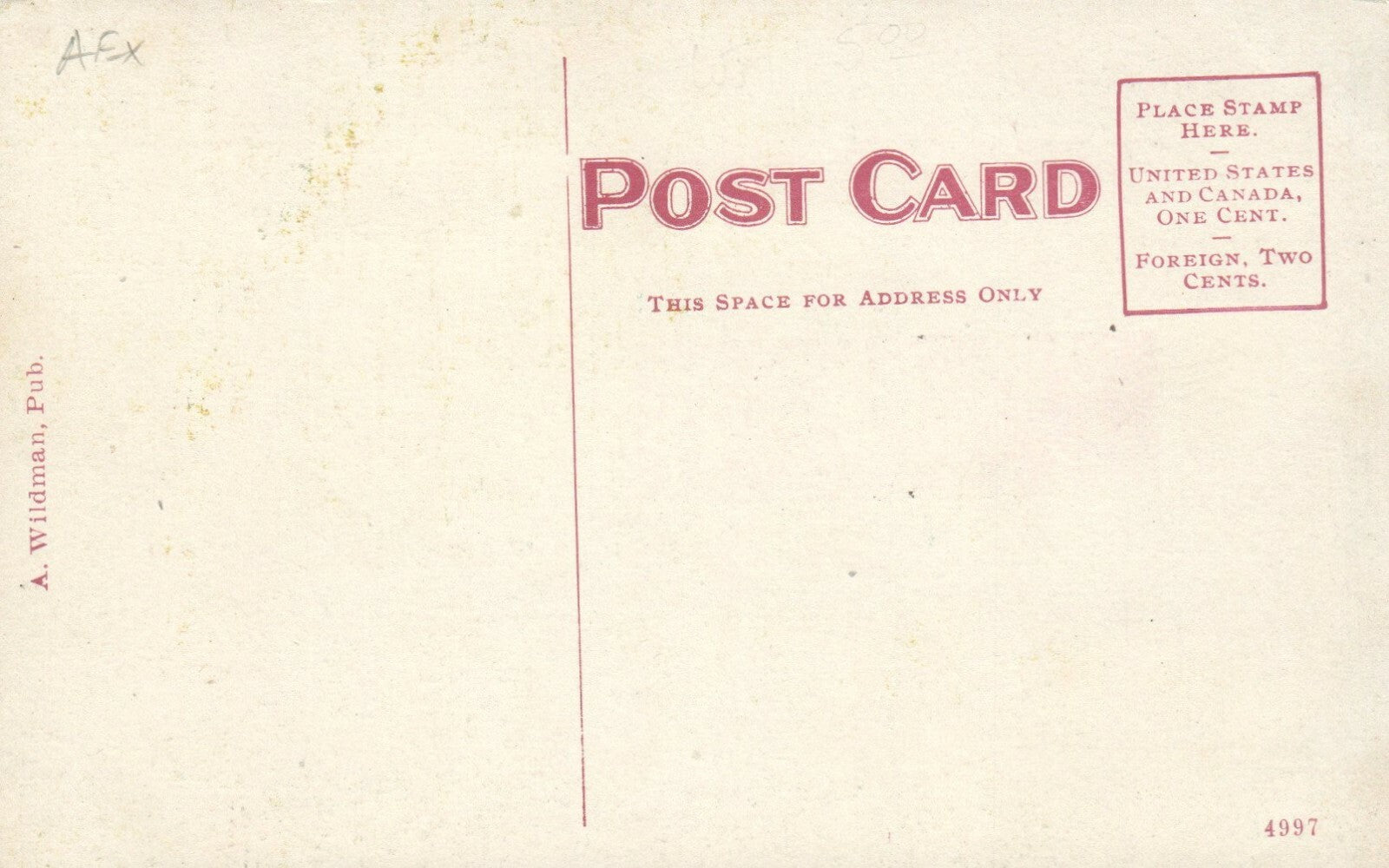 4997 Sixth Street West Traverse City Michigan MI Postcard