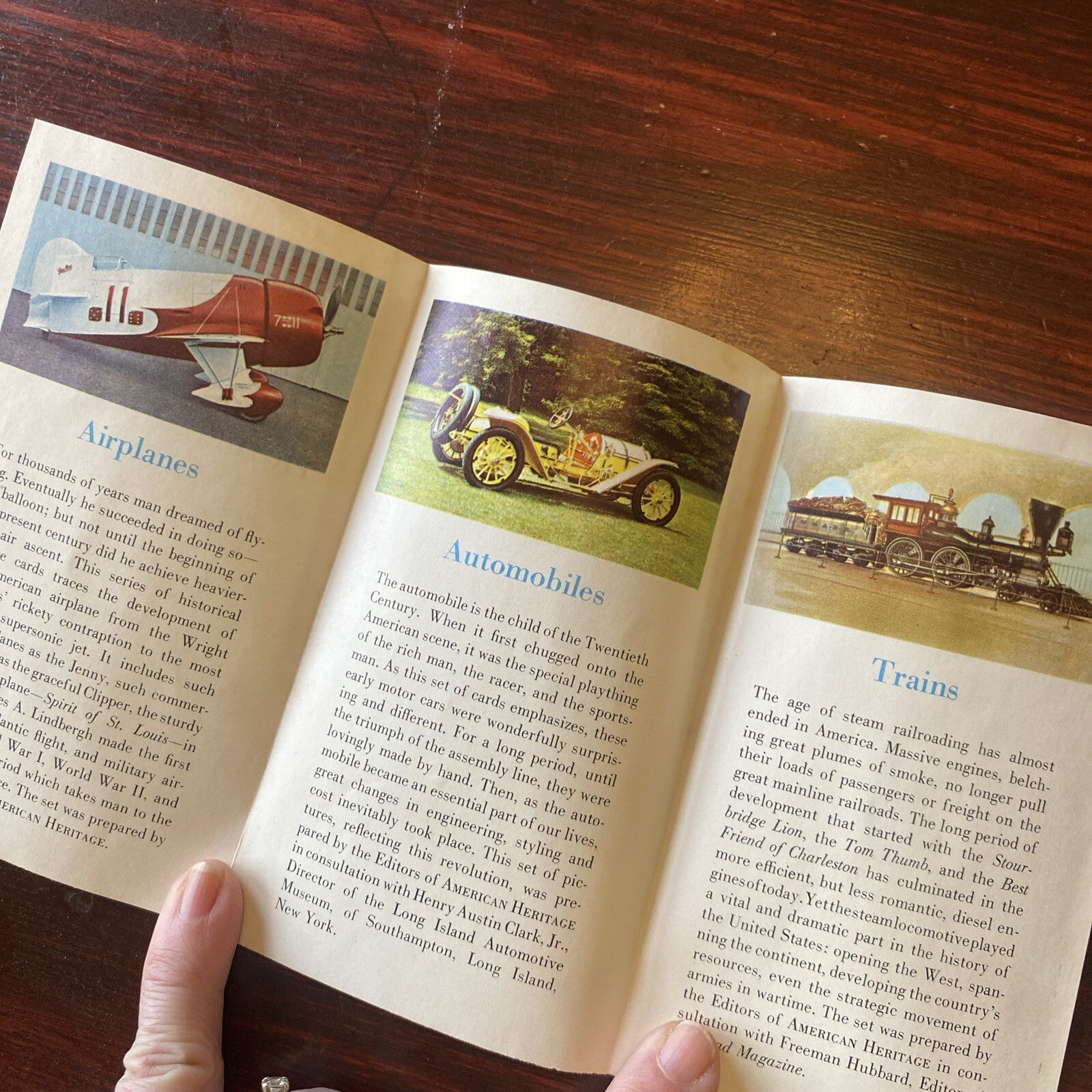 Complete Set of 40 American Heritage Picture and History Cards -Trains 1829-1960