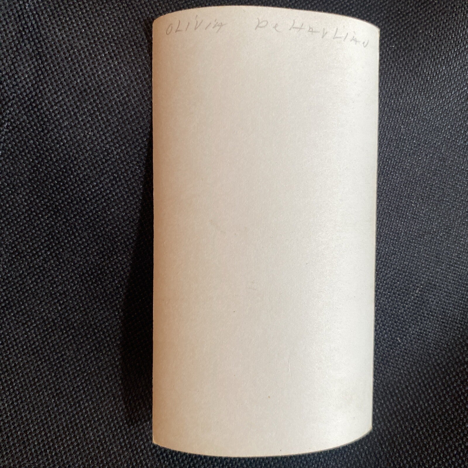 Real Photo Olivia De Havilland 2.5" x 4" Hollywood Movie Star Fan Club