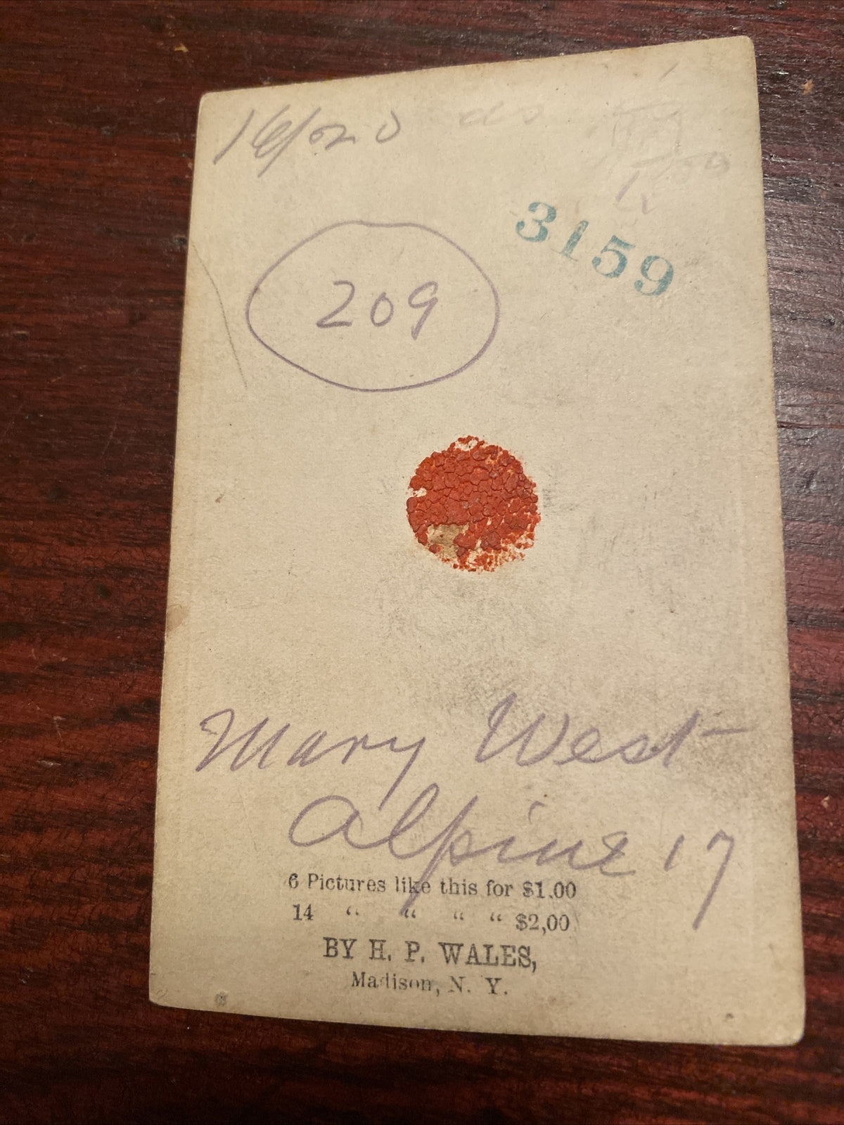 Real Photo CDV Distinguished Gentleman Man With Beard Period Clothing