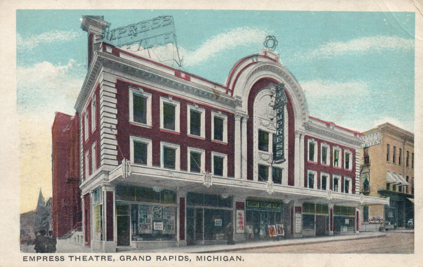Empress Theatre, Grand Rapids Michigan Mich. MI Postcard