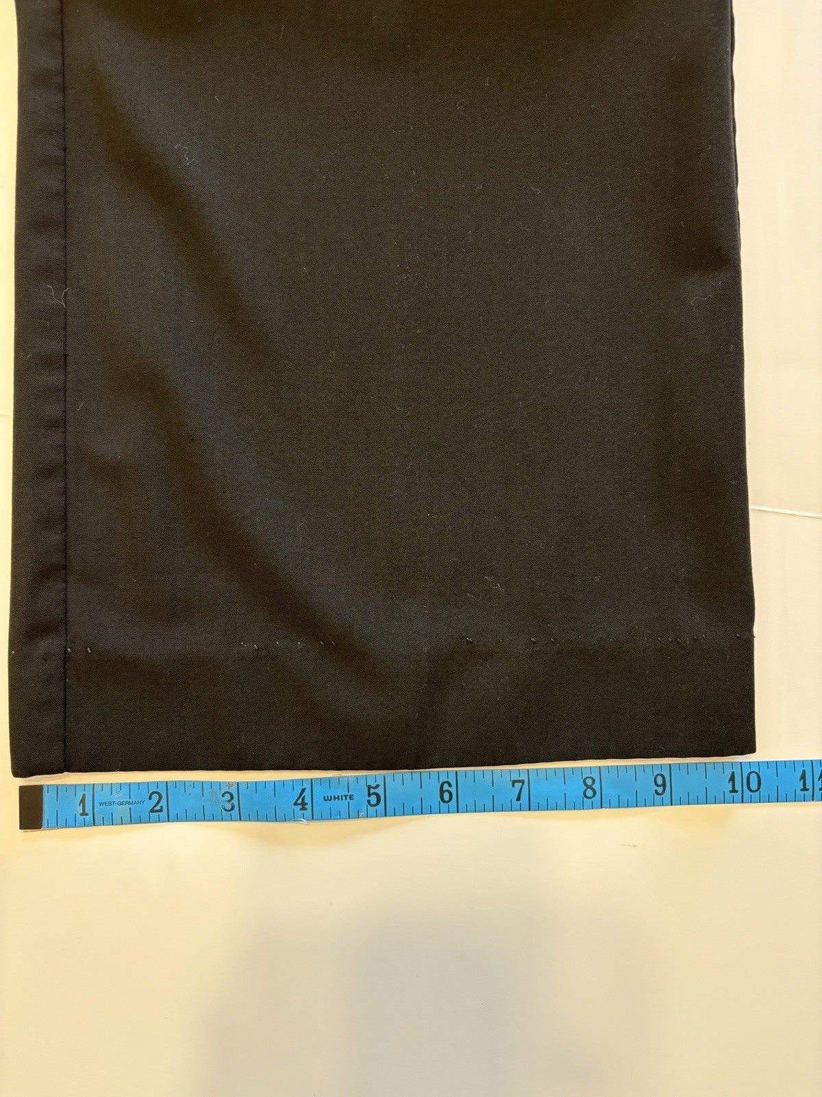 GSK Lands End Trouser Pants Womens Size 12 (32-1/2" L x 35" W) Black Zip