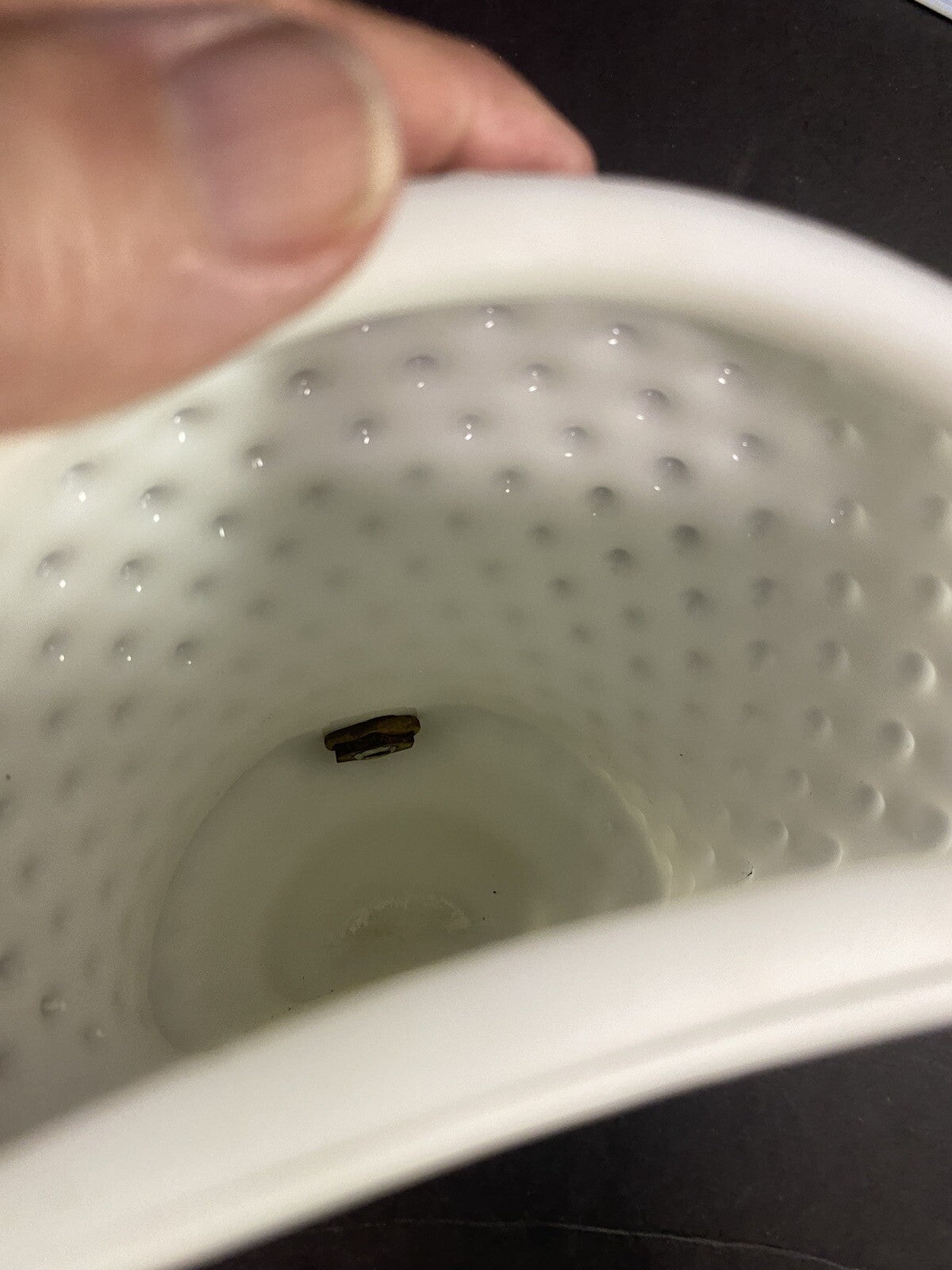 RARE Vintage Hobnail Fenton Milk Glass Lavado Wall Fountain Planter