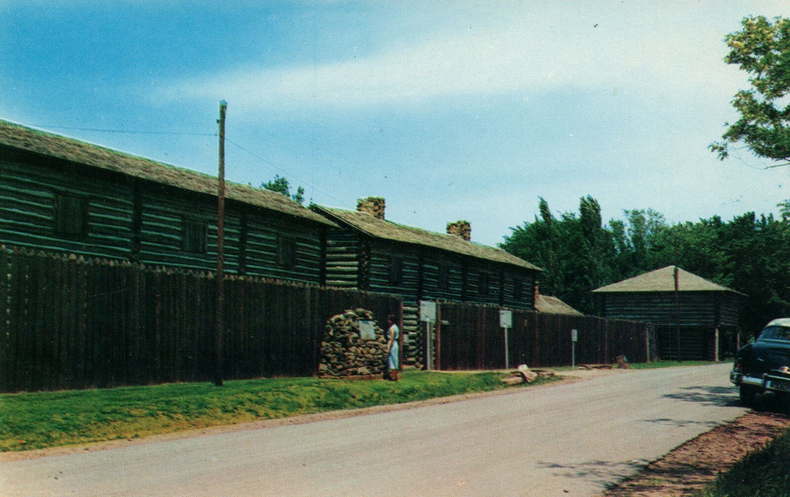 Fort Gibson Northeast Of Muskogee Highway 62 Oklahoma OK Postcard