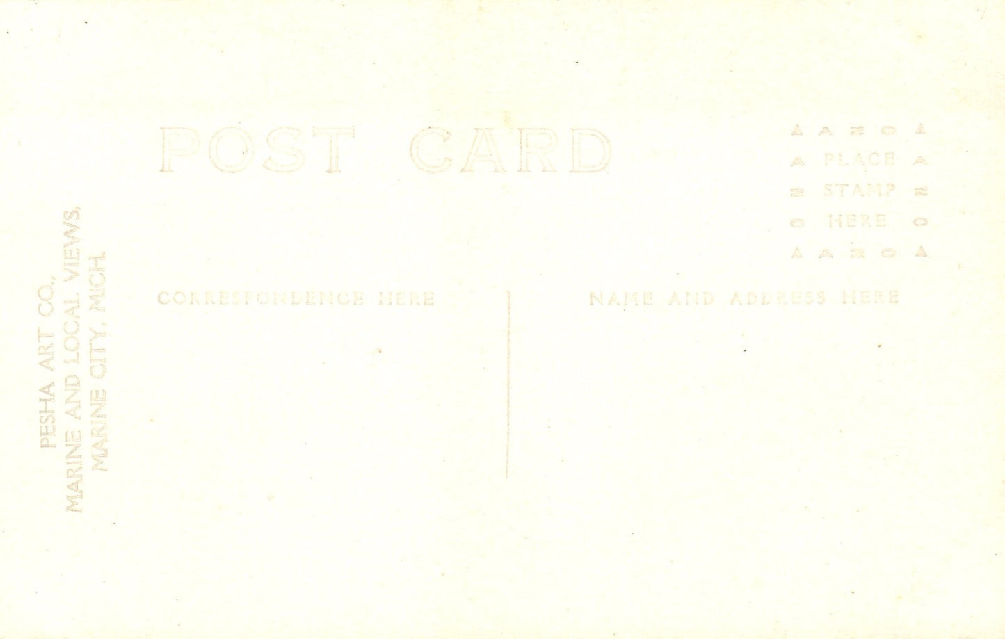 Real Photo Caledonia Lake in Caledonia Mich Mi Michigan Postcard