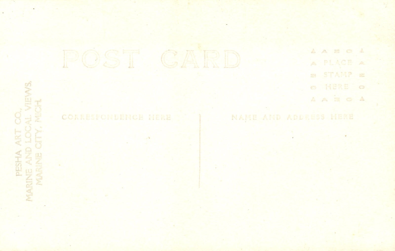 Real Photo Caledonia Lake in Caledonia Mich Mi Michigan Postcard