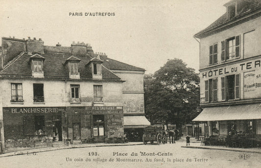 193. Place du Mont-Cenis French France Postcard