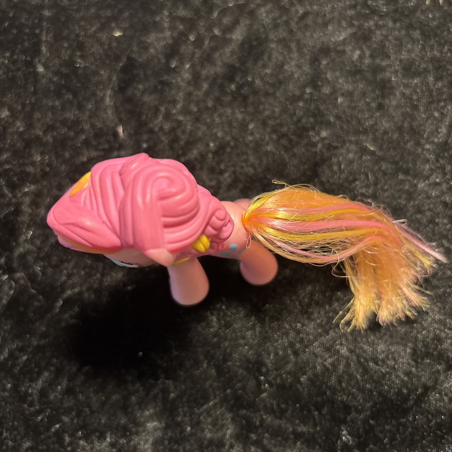 My Little Pony Pinkie Pie Brushable Hair 3" Figure MLP Pink & Yellow