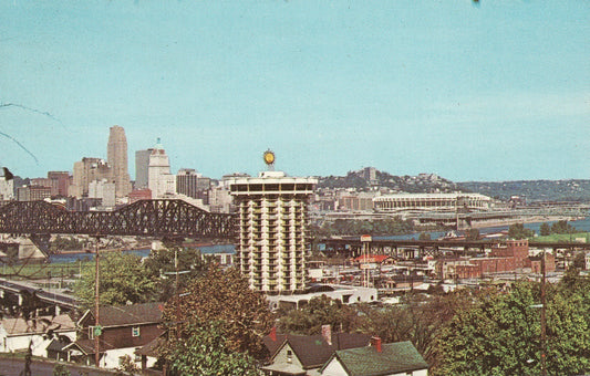 Riverview Hotel Covington KY Postcard