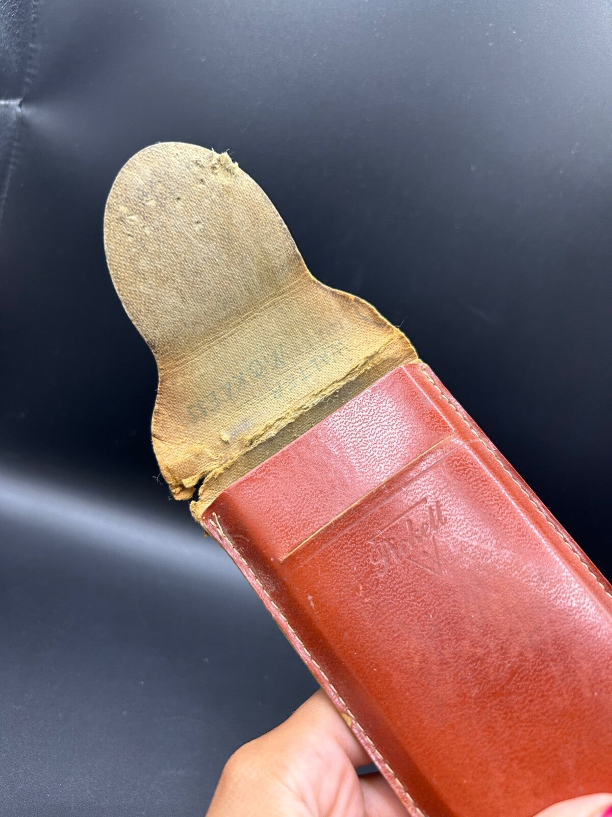 Pickett Model N531 ES 12" Metal Slide Rule Leather case Capitol Radio Engineerin