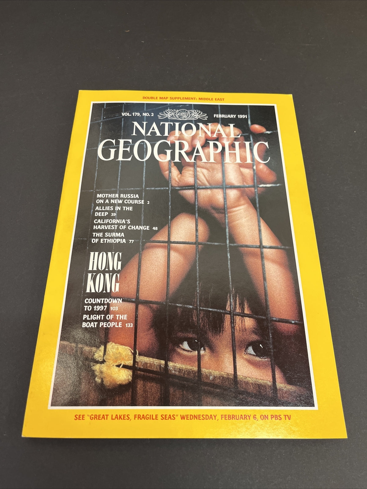 February 1991 National Geographic Magazine "Hong Kong: Countdown to 1997"