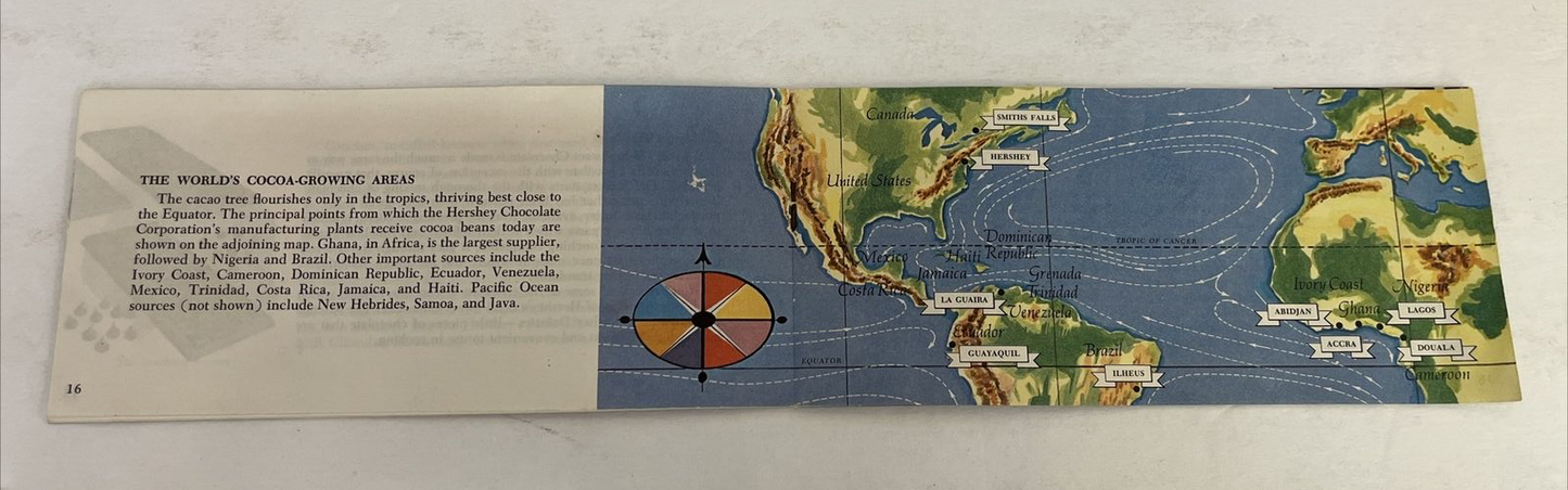 Vintage 1964 Hersey's "The Story of Chocolate and Cocoa"