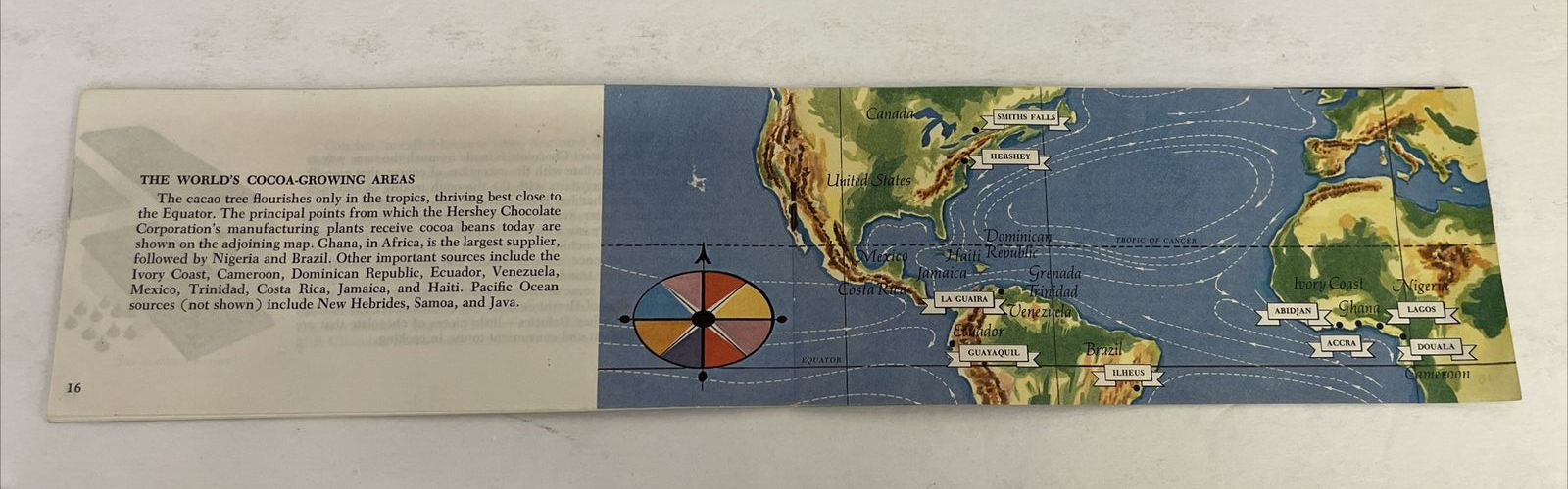 Vintage 1964 Hersey's "The Story of Chocolate and Cocoa"