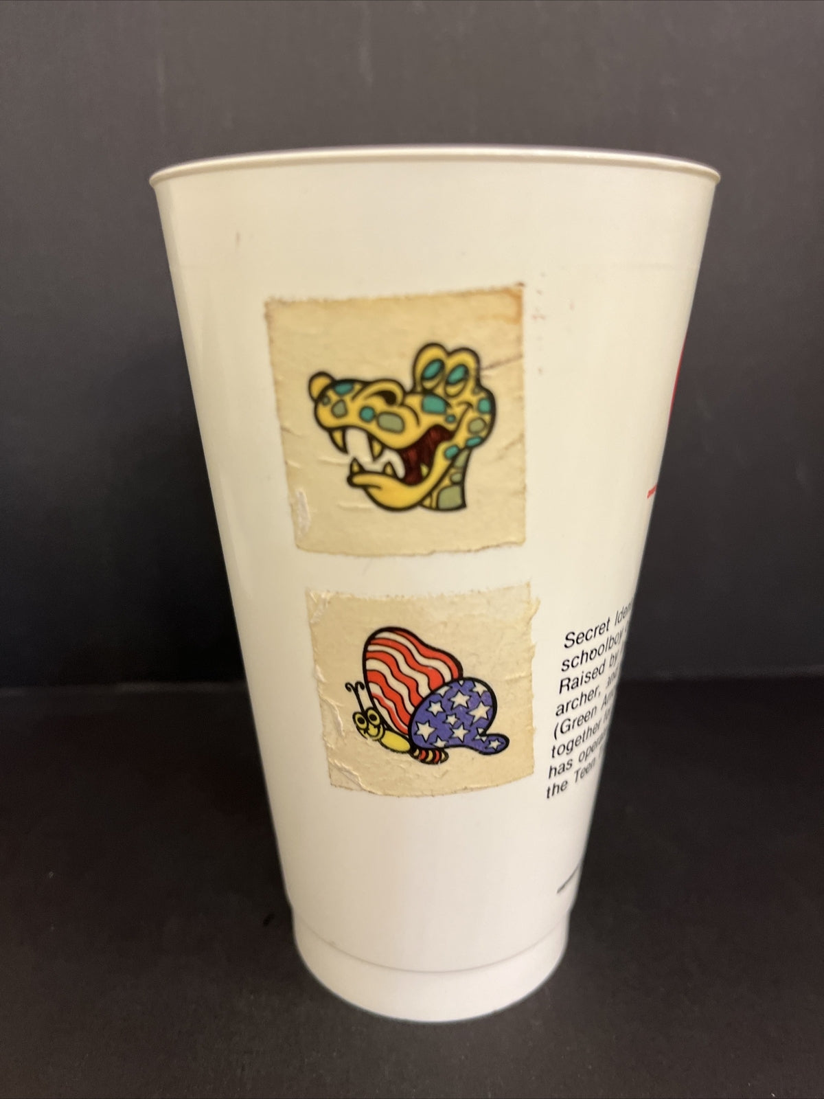 Vintage 1973 7/11 Plastic Slurpee Cup Super Hero "Speedy"