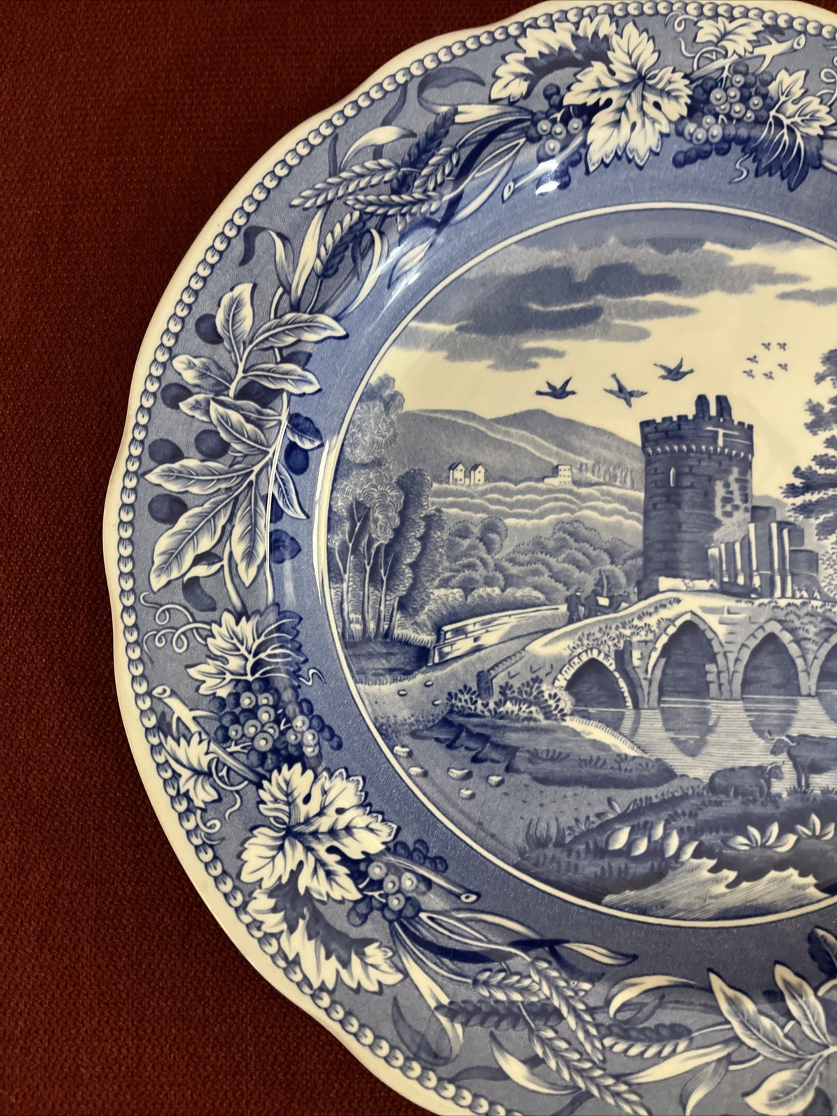 Spode England The Blue Room Collection LUCANO Dinner Plate 10-1/2" 