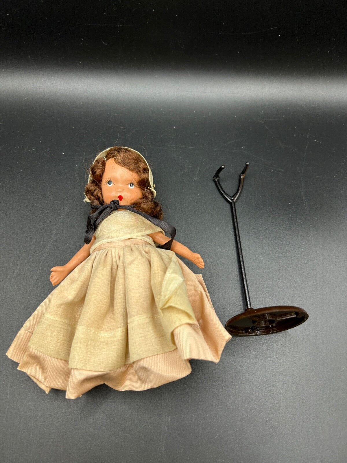 Nancy Ann Storybook Dolls Quaker Maid American Girl Series Bisque 1940s Brunette