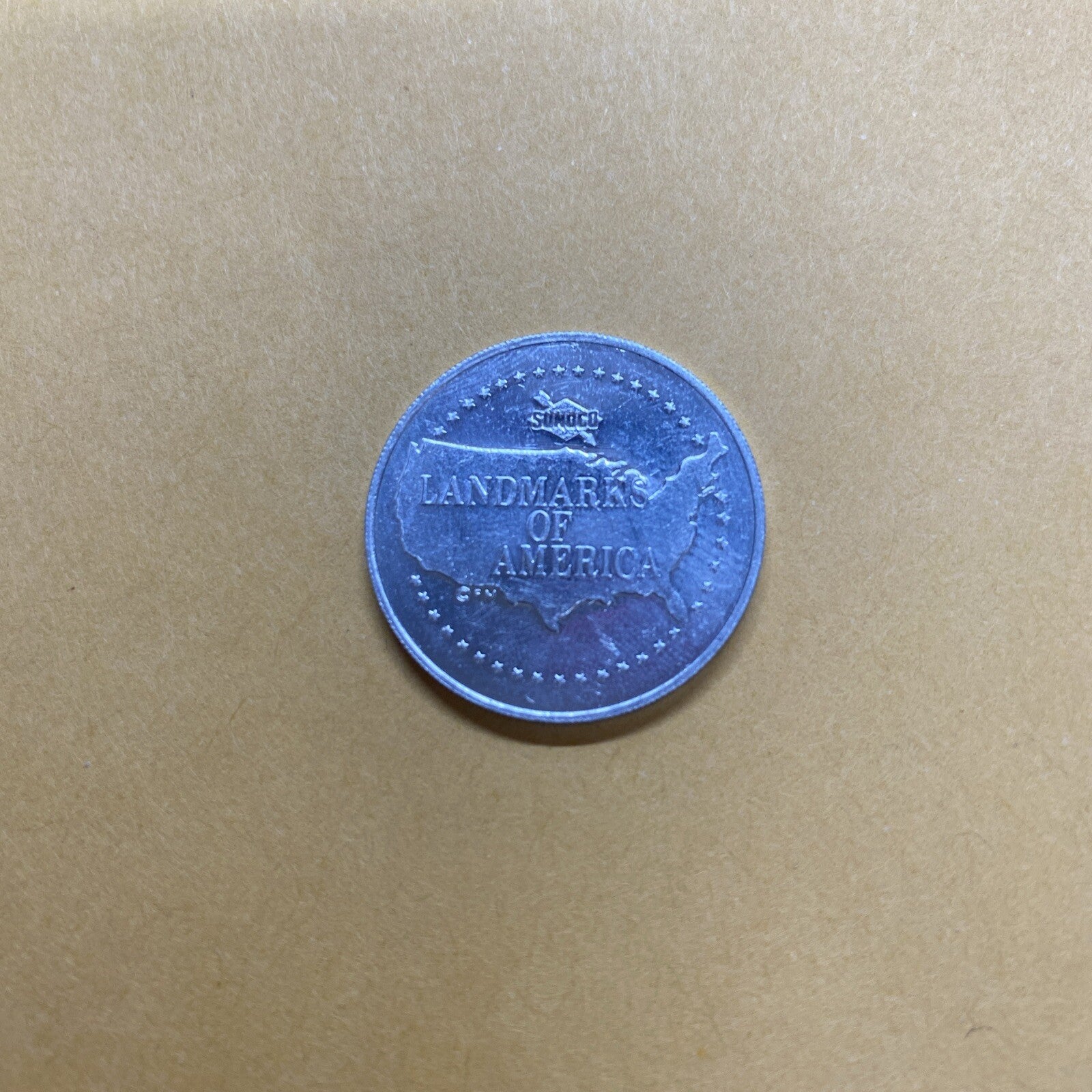 Vintage Old Ironside Sunoco Oil Commemorative Token Landmarks of America Line