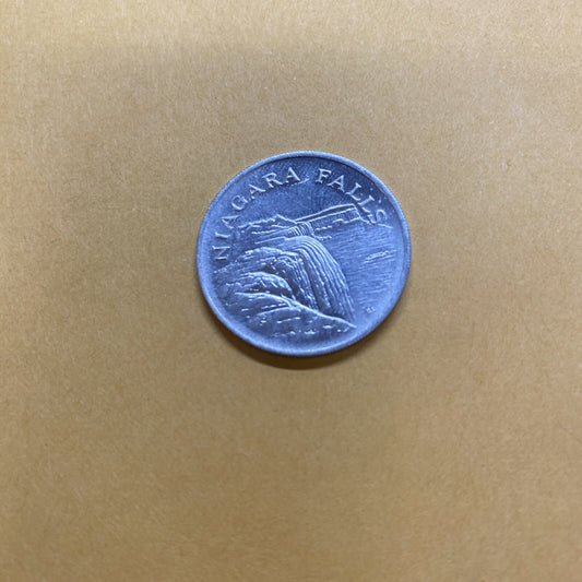 Vintage Niagara Falls NY Sunoco Oil Commemorative Token Landmarks America Line