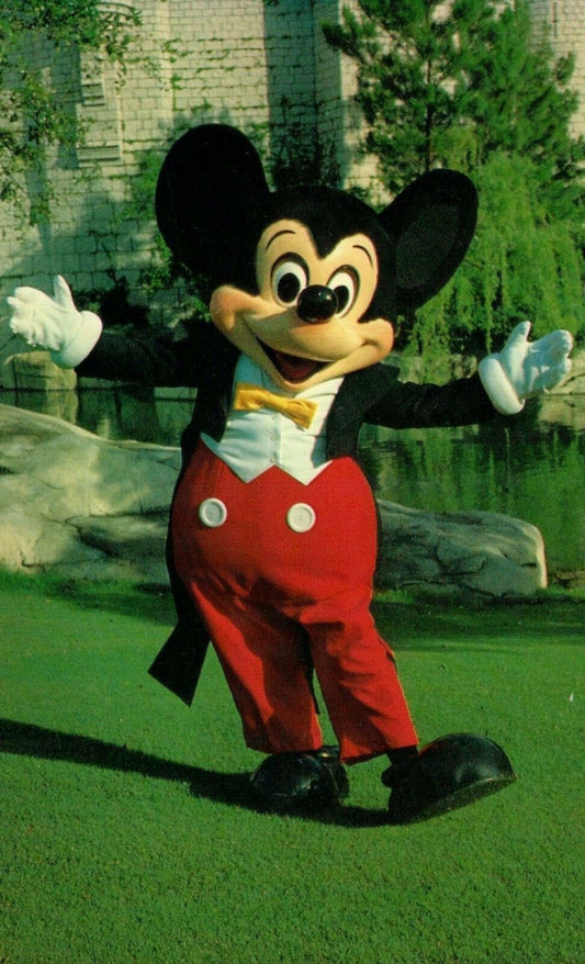 1979 Mickey Mouse Greeting Disney World Amusement Park Postcard