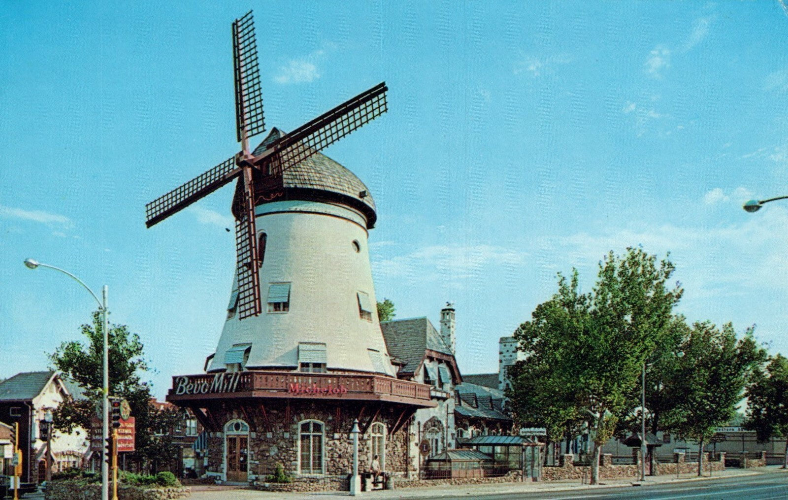 Bevo Mill Restaurant Gravois & Morganford Rd St Louis Missouri Windmill Postcard