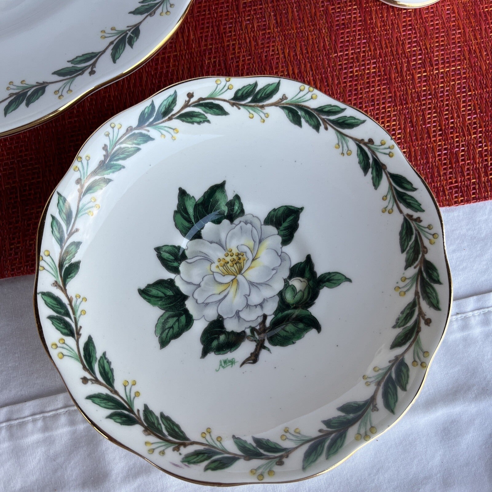 Royal Albert - Lady Clare Bone China, 6 - Pc Serving Set  - England Floral