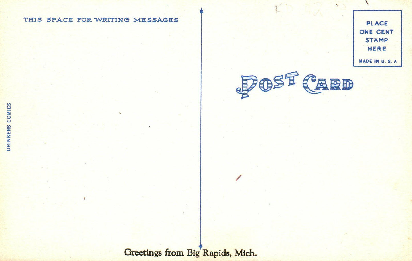60335  113 Chief Boozeters Funny Comic Beer Postcard