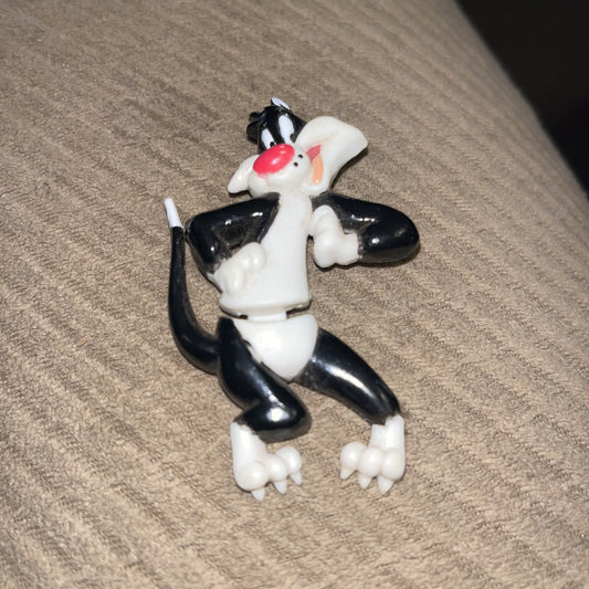 Vintage Lot SYLVESTER Pinback Hat Pins Cartoon Cat Looney Tunes Tweety