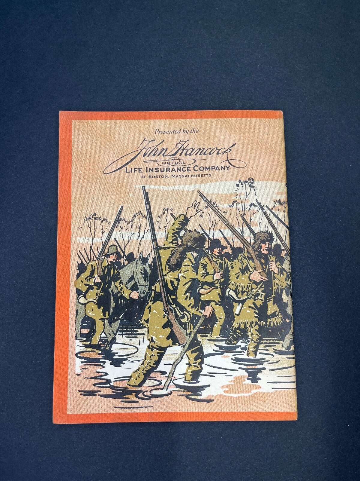 Vintage "George Rogers Clark" John Hancock Life Insurance Ad Book